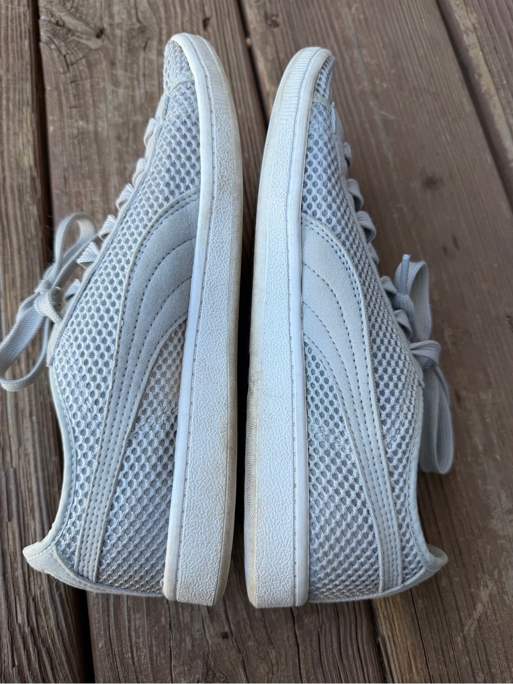 Puma Mesh Lace Up Sneakers Gray Athletic Walking Shoes Women’s US 7 - Picture 6 of 6